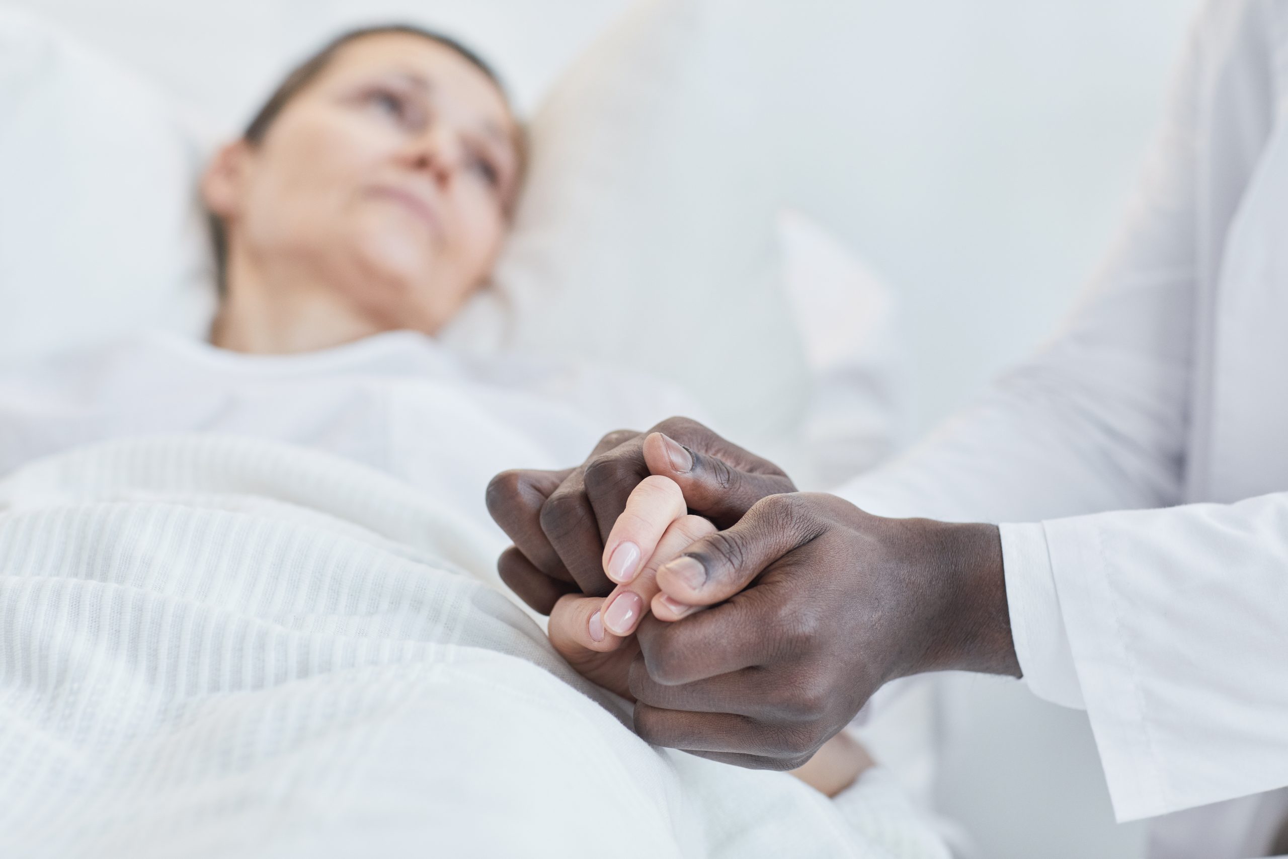 Doctor examining a patient